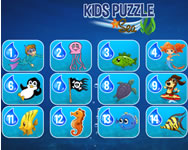 Kids puzzle sea pni mobil